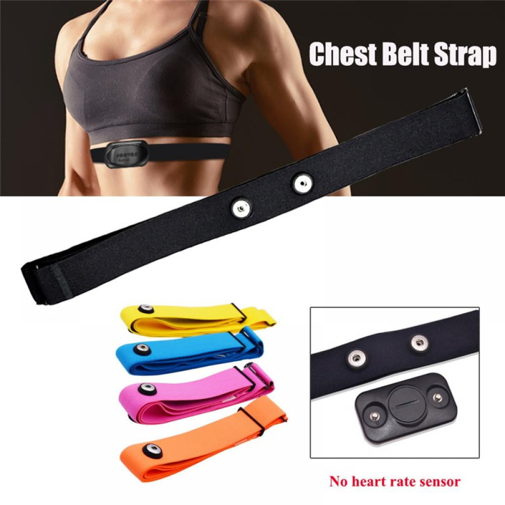 Chest Belt Strap Wireless Heart Rate Monitor Adjustable Band Polar Wahoo Fitness 