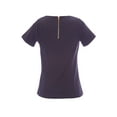 thumbnail image 2 of BODEN Women's Ponte Short Sleeve Top, Navy, US 8, 2 of 2