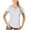 White, variant on Htigea Clearance Workout Tops for Women Short Sleeve Athletic Tees Round Neck Yoga Running Tshirts Shirts Black,M