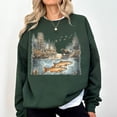 thumbnail image 3 of Vintage Trout Fishing Graphic Sweatshirt for Men and Women, 3 of 6