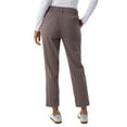 thumbnail image 3 of 32 Degrees Cool Women's Stretch Twill Ankle Length Cropped Pant; Purple, M, 3 of 5