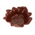 thumbnail image 2 of KOVOT Leaf Shaped 7-Inch Ceramic Bowls - Set Of 2 (Brown And Orange), 2 of 3