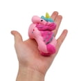 thumbnail image 3 of Juguetes blandos de unicornio para niños, regalos para fiestas, juguetes blandos kawaii de crecimiento lento, antiestrés, 11,4 x 8,5 cm (rosa), 3 of 5