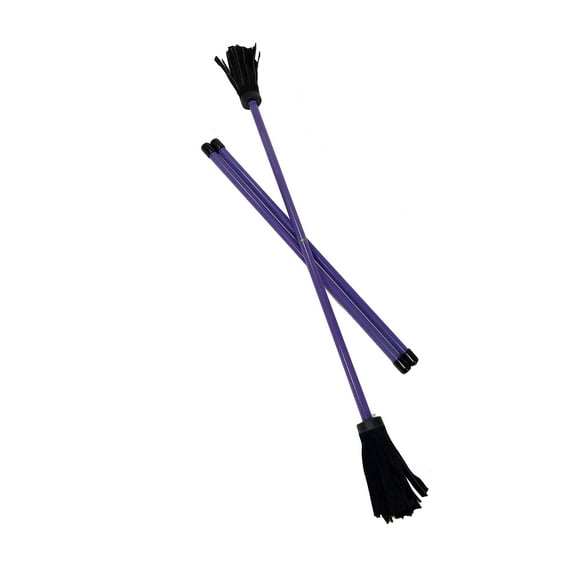 Z-Stix Professional Juggling Flower Sticks/Devil Sticks and 2 Hand Sticks, High Quality, Beginner Friendly - Neon Series (Mosquito, Neon Purple)