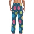 thumbnail image 2 of GZHJMY Planets Men's Pajama Pants, Soft and Comfortable Lounge Sleep Bottoms with Pockets, Men's Sleepwear with Custom Print, Medium, 2 of 7