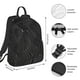 thumbnail image 2 of Easygdp Abstract Black And White Waves para Easygdp Yak - Mochila Casual Ligera y Resistente para Viaje y Senderismo para Hombres y Mujeres, 2 of 7