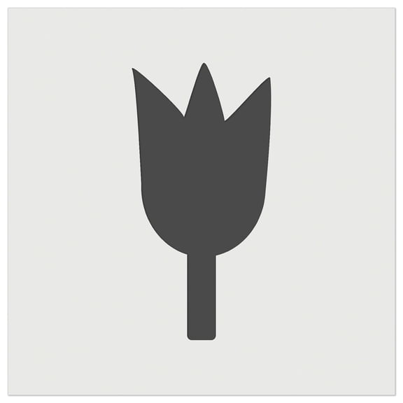 Tulip Flower Solid DIY Cookie Wall Craft Stencil - 5.5 Inch