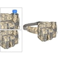 thumbnail image 3 of Riñonera portátil, bolsa de tela Oxford, bolsa para botella de agua, pesca, Camping, tiro gris Zulema paquete de cintura, 3 of 8