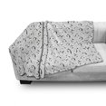 thumbnail image 3 of Funny Soft Flannel Fleece Throw Blanket, Celebration Themed Pattern Whimsical Penguins with Champagne Glasses, Cozy Plush for Indoor and Outdoor Use, 70" x 90", Charcoal Grey White, by Ambesonne, 3 of 6