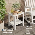 thumbnail image 4 of YUSAZENS Lumber Rocking Chair Outdoor HDPE High Back Porch Rocker Chairs for Adults All Weather Resistant Furniture for Patio Garden Deck White 2pcs with Table, 4 of 9