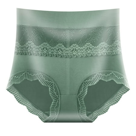 Sdeycui Women Underwear High Waist Breathable Panties for Women Tummy Control Stretch Briefs Comfortable Full Coverage Panty