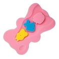 thumbnail image 4 of Esponja de baño para bebé de 1,8 pulgadas de grosor, antideslizante, suave, con forma de dibujos animados, gruesa, para baño, color rosa, 4 of 12