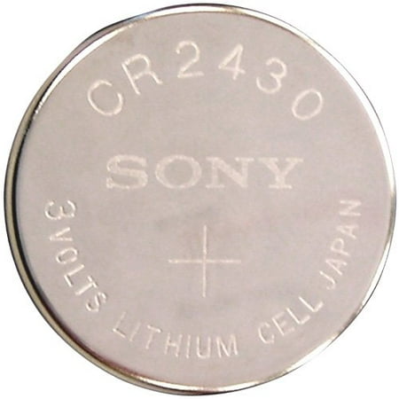Sony - CR2430 Lithium Battery for Watches, Flashlights, CMOS, Small Tools,