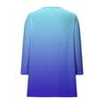 thumbnail image 5 of Delliss Girls' Trendy Cardigan Thin Top With Pocket Fall Clothes Blue 140, 5 of 6