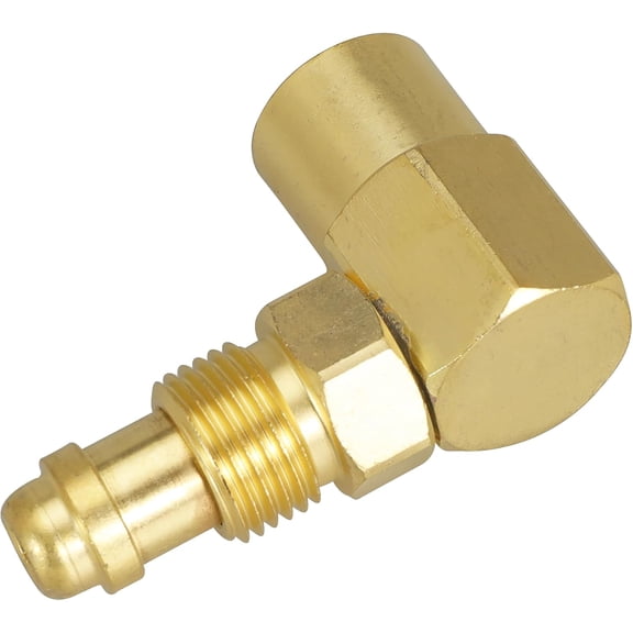 AW-407 / CGA 032 Nut/NIP 90° Elbow Inert Gas Adaptor Argon Welder Connector