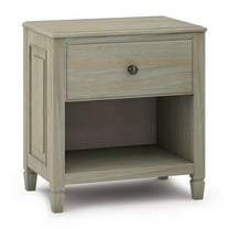 Simpli Home Connaught Table in Distressed Gray