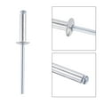 thumbnail image 3 of Unique Bargains 4mm Diameter 16mm Grip Length Silver Tone Aluminum Blind Rivets 60 Pack, 3 of 4