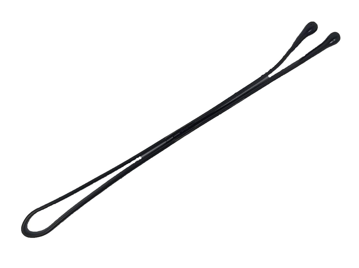Kleravitex 2.75 Jumbo Bobby Hair Pins Black Tipped Flat Style. Perfect For  Rollers - 100 pieces Tub Made in USA