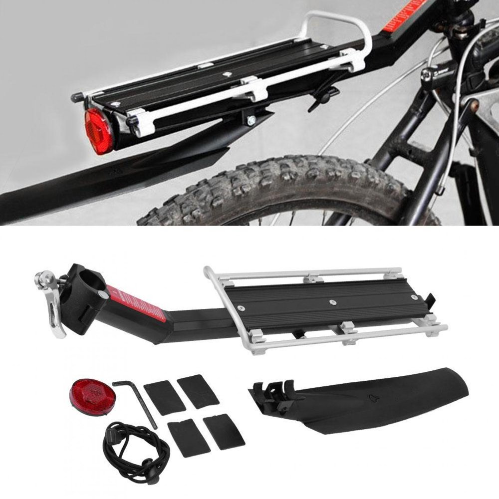 Garosa Bike Luggage Rack,Aluminum Alloy Mountain Bike Bicycle Rear Seat