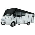 thumbnail image 1 of JUNWELL Black  210D Waterproof Material  Windproof and Collapsible RV Cover Fits 8.5m x 3m, 1 of 10