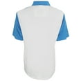 thumbnail image 2 of Page & Tuttle Cool Swing Men's 3-Tone Polo Golf Shirt, Large Blue/White -, 2 of 2