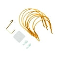thumbnail image 3 of AMLESO 5x Wall Mounted Hat Holder Pounch Multi Functional Display with Accessories Yellow, 3 of 8