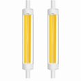 thumbnail image 1 of R7S 15W 118mm COB LED Bulb Linear Filament 360 Degree J118 Floodlight Bulb 1200LM Halogen Bulb Equivalent 120W Cool White (6000K-6500K) (Pack of 2) [E, 1 of 5