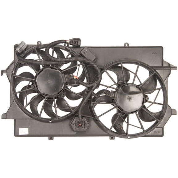 Four Seasons Dual Radiator and Condenser Fan Assembly P/N:75652 Fits select: 2003-2007 FORD FOCUS