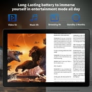 Android 14 Tablet 10 inch,Octa Core Ips HD Touch Screen,12GB RAM + 64GB ROM(TF 1TB), Widevine L1,5000mAh, Wi-Fi 6,Face Unlocked,Black+Keyboard & Mouse Set Black