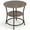 Brown, variant on Gymax 2-Tier Side Table Compact Round Metal Frame Coffee Table w/ Open Shelf Brown