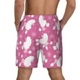 thumbnail image 4 of Balery Cute Poodle Dog Mens Swim Trunks Swim Shorts for Men Quick Dry Inseam Beach Shorts with Compression Liner Pocket-Large, 4 of 9