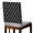 Black, variant on Black Boho Geometric Chair Back Cover for Dining Room Set of 4,Retro Simple Ethnic Abstract Motifs Removable Kitchen Chair Slipcovers,Washable Seat Protector for Restaurant Party Banquet Wedding