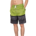thumbnail image 4 of SAYFUT Mens Shorts Swim Trunks Quick Dry Surfing Running Swimming Water Pants Beach Short S-2XL Blue Green, 4 of 8