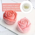 thumbnail image 3 of 2 Piece Rose Shape Silicone Mold, Chocolate Cake Soap Candy Pastry Candle Dessert Mousse Flower Rose Shape Silicone Mold, 3D Design Big Rose Silicone, 3 of 5