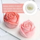 thumbnail image 3 of 2 Piece Rose Shape Silicone Mold, Chocolate Cake Soap Candy Pastry Candle Dessert Mousse Flower Rose Shape Silicone Mold, 3D Design Big Rose Silicone, 3 of 5