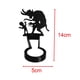 thumbnail image 3 of Sombra Portavelas Proyección Candelabro Adorno de metal creativo Atmósfera de terror de Halloween para bares temáticos Fiestas Banquete Decoración de Estilo A Sunnimix Portavelas de Halloween, 3 of 8