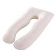 thumbnail image 1 of Almohada para embarazadas, almohada en forma de U desmontable y lavable, cojín grande, almohada de cintura, 1 of 5