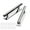 Silver, variant on 2 Pcs Cabinet Wardrobe Pull Door Handle Window Sliding Door Pull Self-Adhesive Furniture Handles Easy to Install