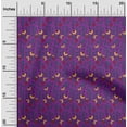 thumbnail image 1 of oneOone Cotton Poplin Fabric Leaves & Floral Block Printed Craft Fabric BTY 42 Inch Wide, 1 of 4