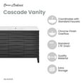 thumbnail image 3 of Cascade 48" Bathroom Vanity in Black, 3 of 13