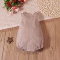 thumbnail image 4 of THDHVS Toddler Girl Outfits,Vertical Stripe Sleeveless Romper for Baby Summer Casual Wear Playtime and Everyday Comfortable Fits,Baby Girl Clothes 0-3 Months, 4 of 4