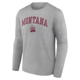 thumbnail image 2 of Men's Gray Montana Grizzlies Campus Long Sleeve T-Shirt, 2 of 3