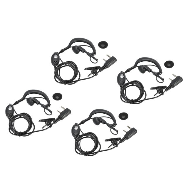 Unique Bargains Earpiece w Headset Radio Earpiece for 888S 4pack