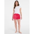 thumbnail image 3 of Valentine's Day Women's Sleep Shorts from Way to Celebrate, 2-Pack, Sizes XS-3X, 3 of 8