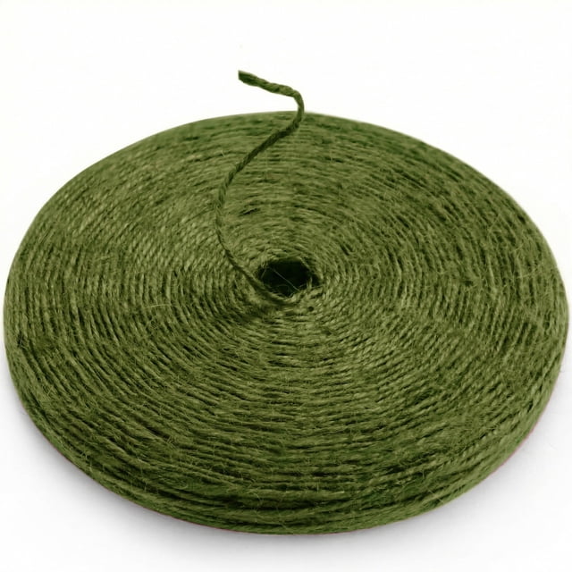 Cordel de yute SMART&CASUAL 2 mm 100 m color oliva, natural