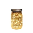 thumbnail image 1 of Lámpara solar Luces de botella solares Luces de albañil Luces de jardín al aire libre Luces colgantes de botellas Luces de tarro de vidrio Luces de pared Luces de calle LED 20 cuentas de lámpara Luz cálida ER, 1 of 5