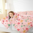 thumbnail image 4 of Castle Fairy Kids Santa Claus 2pcs Bedding Comforter Set,Merry Christmas Twin Comforter Sets,Festival Xmas Breathable Bedding Set,Ultra Soft Home Decor, 4 of 8