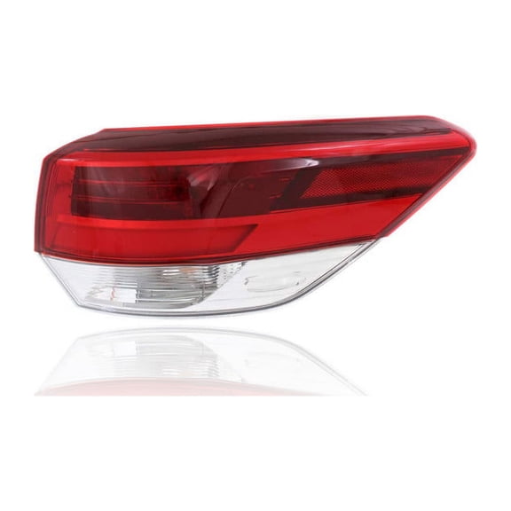 Tail Light Assembly - Compatible/Replacement for '18-19 Toyota Highlander/Hybrid LE/L-Plus/XLE, 18-18 SE/Limited - Clear - Right Hand - Passenger - 815500E161 - CAPA