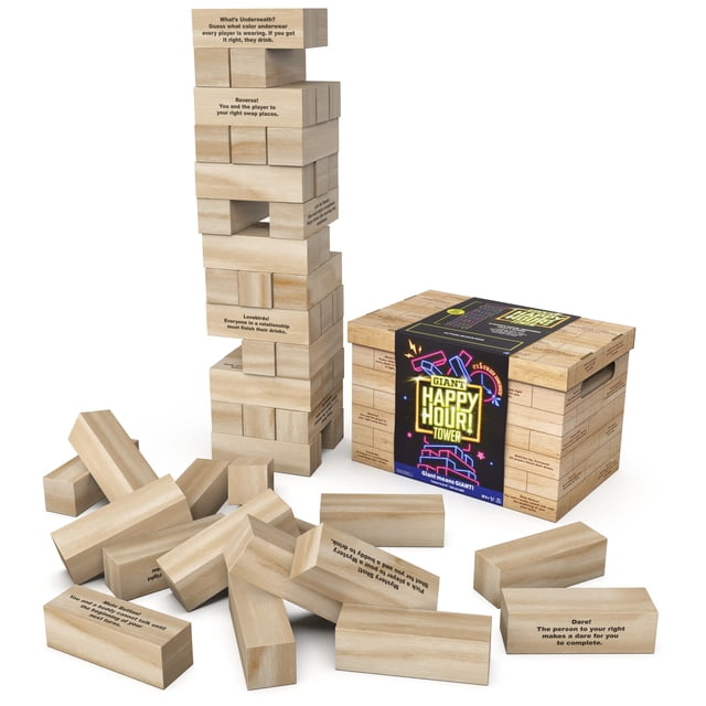 Juego Torre de Bloques Apilables Spin Master Happy Hour Torre 18+