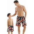 thumbnail image 3 of Family Matching Swimwear Set Mother Daughter Bathing Suits Father Son Swim Trunk Couple Swimsuits Boy 104, 3 of 5